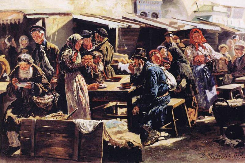 Vladimir Makovsky Dinner oil painting image
